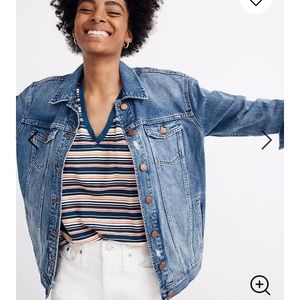 Madewell oversized jean jacket